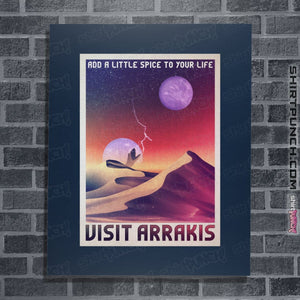 Shirts Posters / 4"x6" / Navy Visit Arrakis