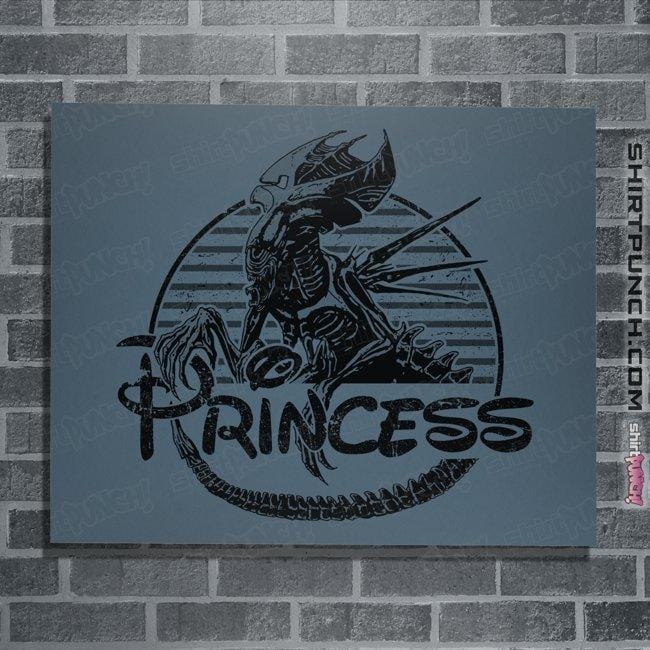 Secret_Shirts Posters / 4"x6" / Indigo Blue The Princess