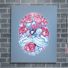 Load image into Gallery viewer, Shirts Posters / 4&quot;x6&quot; / Powder Blue Made Of Love
