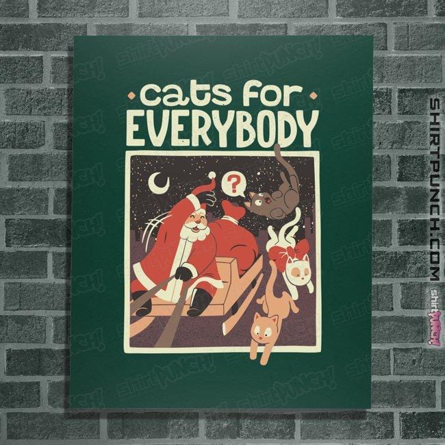 Secret_Shirts Posters / 4"x6" / Forest Cats For Everybody