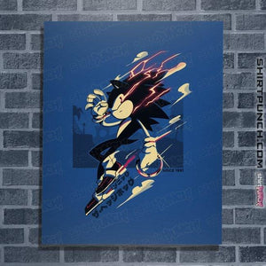 Daily_Deal_Shirts Posters / 4"x6" / Royal Blue Fastest Dude