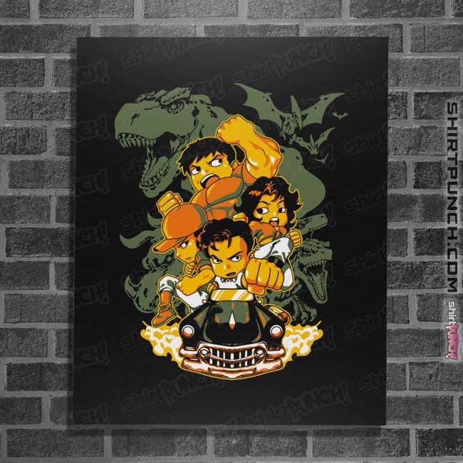 Shirts Posters / 4"x6" / Black Cadillacs and Dinosaurs Heroes