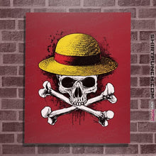 Load image into Gallery viewer, Secret_Shirts Posters / 4&quot;x6&quot; / Red Skeleton Mugiwara
