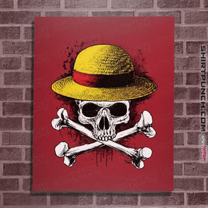 Secret_Shirts Posters / 4"x6" / Red Skeleton Mugiwara