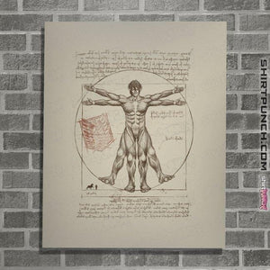 Shirts Posters / 4"x6" / Natural Eren Vitruvian