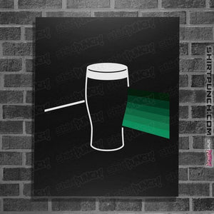 Daily_Deal_Shirts Posters / 4"x6" / Black Dark Side Of The Pint