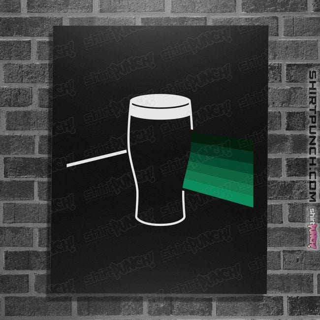 Daily_Deal_Shirts Posters / 4"x6" / Black Dark Side Of The Pint