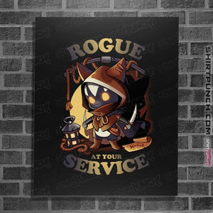 Daily_Deal_Shirts Posters / 4"x6" / Black Rogue's Call