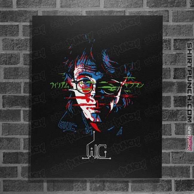 Secret_Shirts Posters / 4"x6" / Black Neuromancer