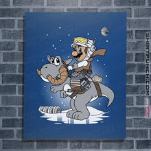 Load image into Gallery viewer, Shirts Posters / 4&quot;x6&quot; / Royal Blue Mario Strikes Back
