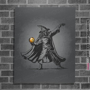 Daily_Deal_Shirts Posters / 4"x6" / Charcoal Orb Thrower