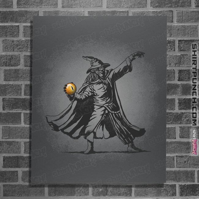Daily_Deal_Shirts Posters / 4"x6" / Charcoal Orb Thrower