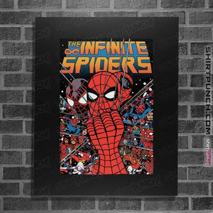 Secret_Shirts Posters / 4"x6" / Black The Infinite Spiders