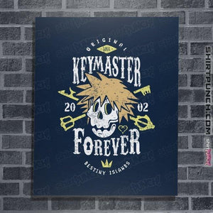 Shirts Posters / 4"x6" / Navy Keymaster Forever