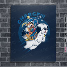 Load image into Gallery viewer, Daily_Deal_Shirts Posters / 4&quot;x6&quot; / Navy Didymus Charge!

