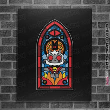 Load image into Gallery viewer, Daily_Deal_Shirts Posters / 4&quot;x6&quot; / Black Lamb Stained Glass
