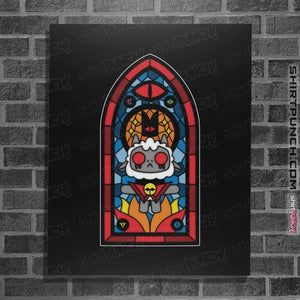 Daily_Deal_Shirts Posters / 4"x6" / Black Lamb Stained Glass