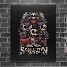 Load image into Gallery viewer, Secret_Shirts Posters / 4&quot;x6&quot; / Black Skeleton War
