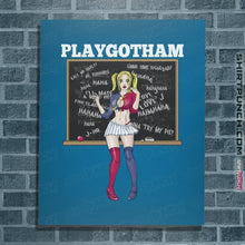 Load image into Gallery viewer, Shirts Posters / 4&quot;x6&quot; / Sapphire Playgotham Harley
