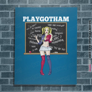Shirts Posters / 4"x6" / Sapphire Playgotham Harley