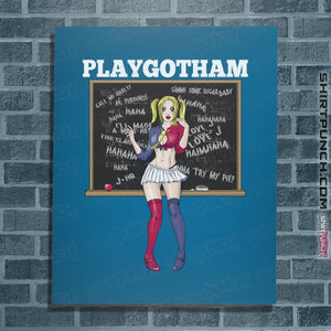 Shirts Posters / 4"x6" / Sapphire Playgotham Harley