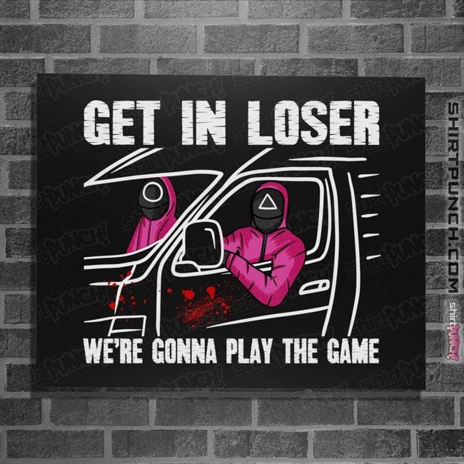 Secret_Shirts Posters / 4"x6" / Black Play The Game
