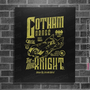 Daily_Deal_Shirts Posters / 4"x6" / Black Gotham Garage