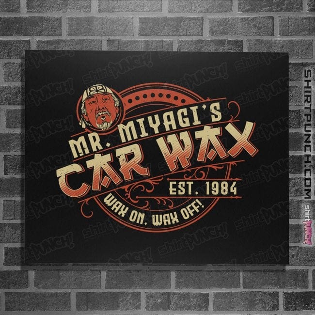 Daily_Deal_Shirts Posters / 4"x6" / Black Miyagi Wax