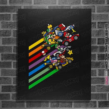 Load image into Gallery viewer, Daily_Deal_Shirts Posters / 4&quot;x6&quot; / Black Karting Chaos
