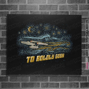 Daily_Deal_Shirts Posters / 4"x6" / Black To Boldly Gogh
