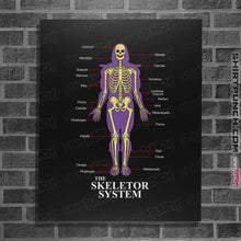 Load image into Gallery viewer, Shirts Posters / 4&quot;x6&quot; / Black The Skeletor System
