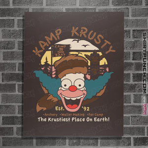 Secret_Shirts Posters / 4"x6" / Dark Chocolate Krusty Brand Tee
