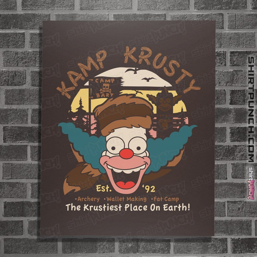 Secret_Shirts Posters / 4"x6" / Dark Chocolate Krusty Brand Tee