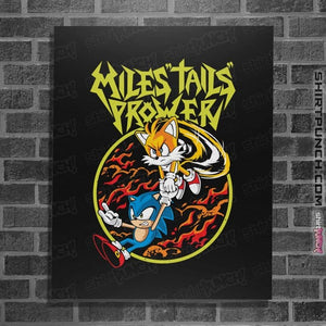 Daily_Deal_Shirts Posters / 4"x6" / Black Miles Per Hour