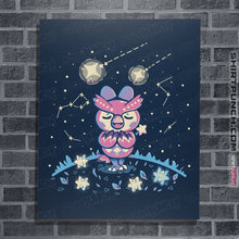 Load image into Gallery viewer, Shirts Posters / 4&quot;x6&quot; / Navy Starry Owl
