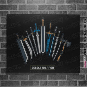 Daily_Deal_Shirts Posters / 4"x6" / Black Select Weapon