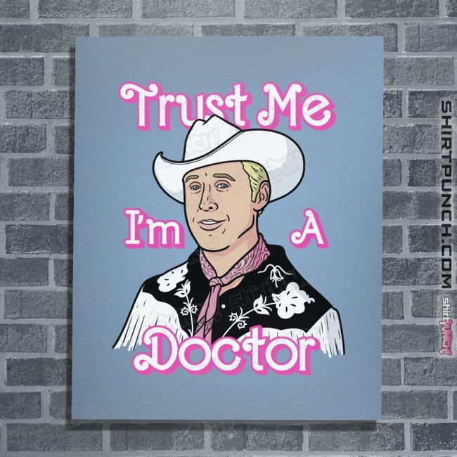 Secret_Shirts Posters / 4"x6" / Powder Blue Doctor Doll