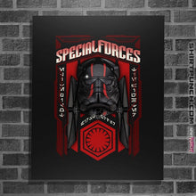 Load image into Gallery viewer, Shirts Posters / 4&quot;x6&quot; / Black Special Forces
