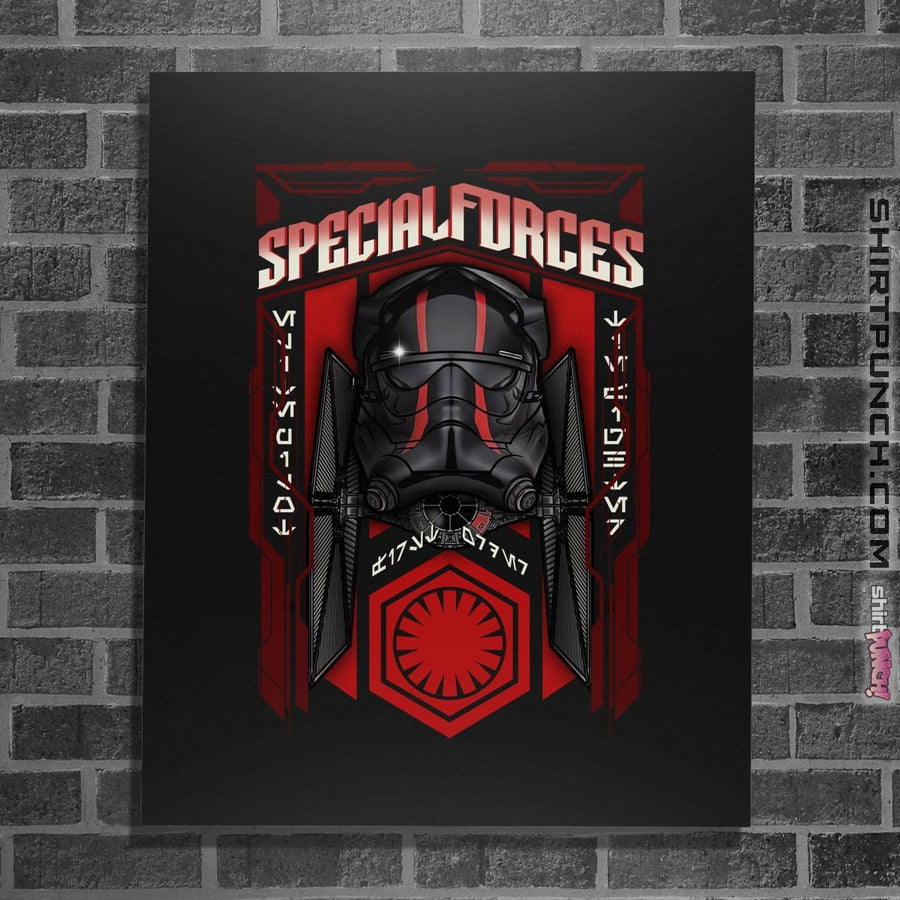 Shirts Posters / 4"x6" / Black Special Forces