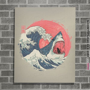 Daily_Deal_Shirts Posters / 4"x6" / Natural The Great Shark