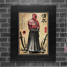 Load image into Gallery viewer, Daily_Deal_Shirts Posters / 4&quot;x6&quot; / Black Red Ronin
