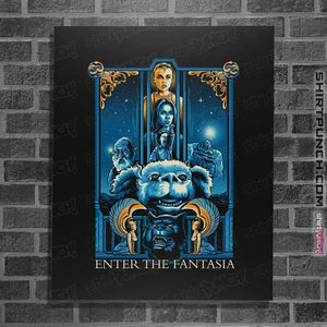 Daily_Deal_Shirts Posters / 4"x6" / Black Enter The Fantasia