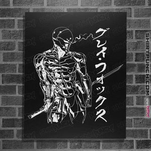 Daily_Deal_Shirts Posters / 4"x6" / Black Gray Cyborg