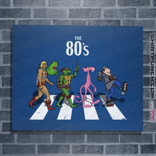 Load image into Gallery viewer, Daily_Deal_Shirts Posters / 4&quot;x6&quot; / Royal Blue The 80&#39;s Road
