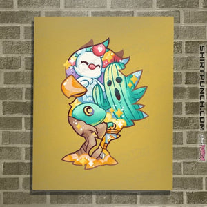 Shirts Posters / 4"x6" / Daisy Magical Silhouettes - Chocobo