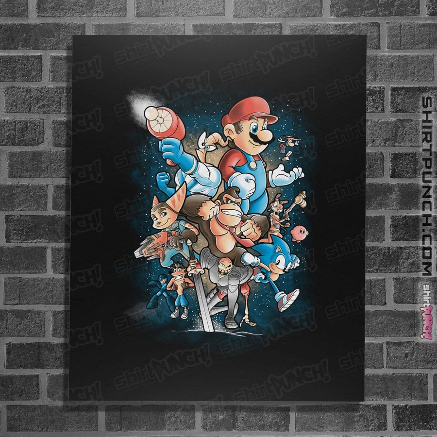 Shirts Posters / 4"x6" / Black Characters