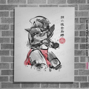 Secret_Shirts Posters / 4"x6" / White Alphonse Sumi-e