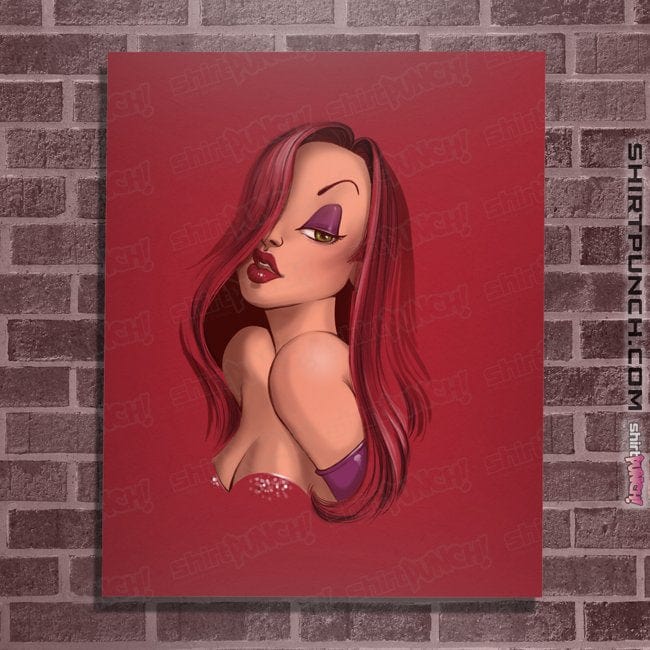 Shirts Posters / 4"x6" / Red Lady In Red