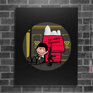 Shirts Posters / 4"x6" / Black Toon Tony