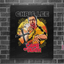 Load image into Gallery viewer, Daily_Deal_Shirts Posters / 4&quot;x6&quot; / Black Game Of Death
